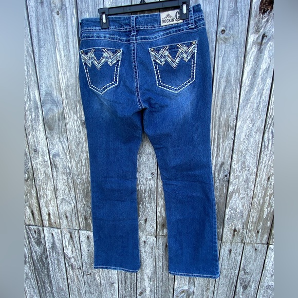 Rockin C Cowgirl Western Jeans Size 30 - Picture 2 of 6